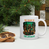 Sound Of Adrenaline White Glossy Mug - Beyond T-shirts